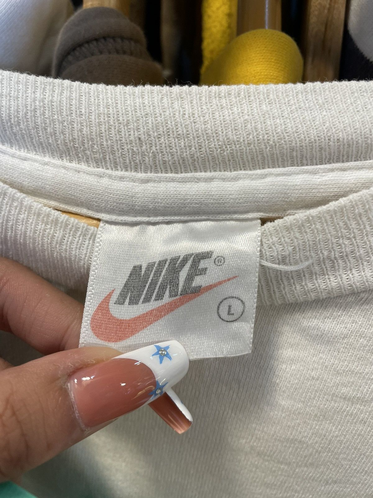 Nike Vintage Nike USA Big Flag 90s Tee Size US L / EU 52-54 / 3 - 4 Thumbnail