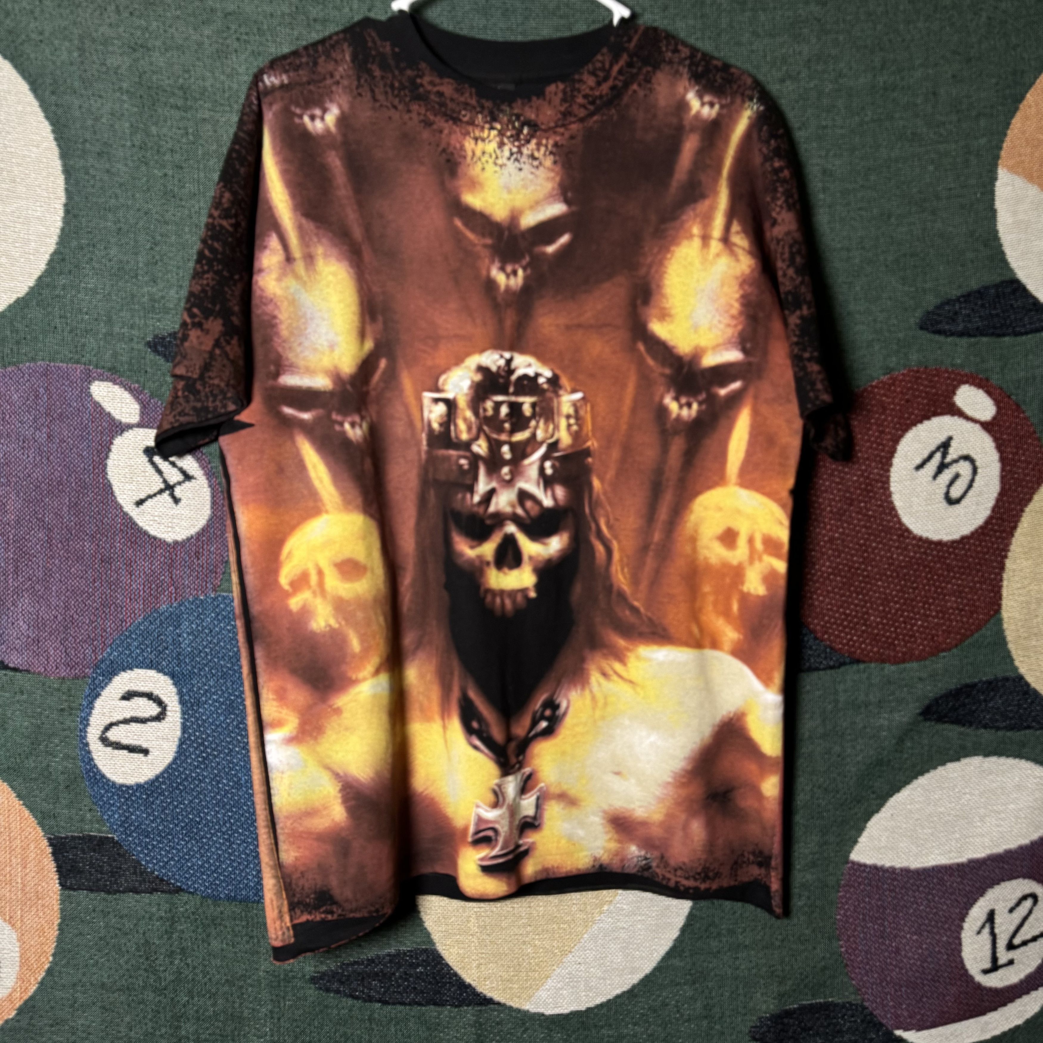 WWE Y2K WWE Triple H Skull AOP Tee Size US M / EU 48-50 / 2 - 1 Thumbnail