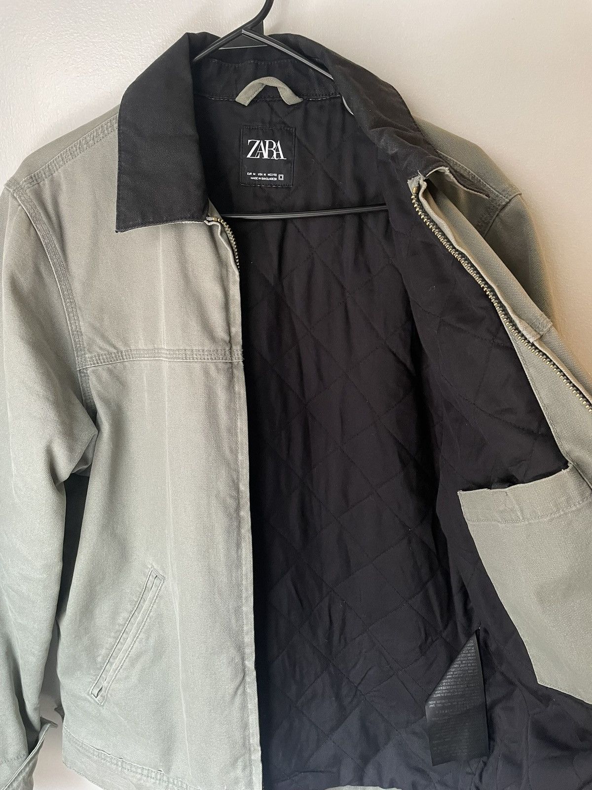 Zara Zara Detroit Style Canvas Jacket Size US M / EU 48-50 / 2 - 2 Thumbnail