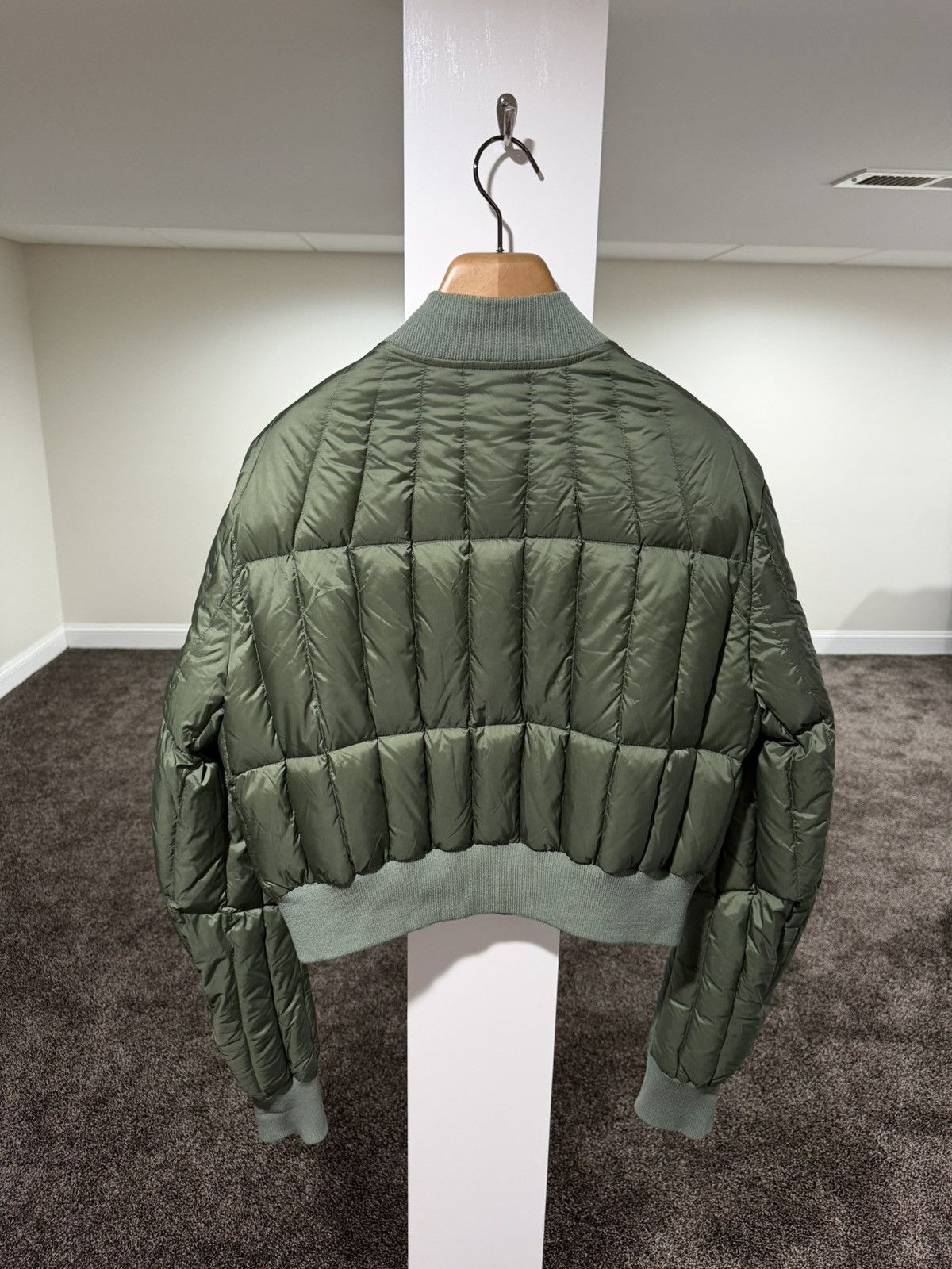 Rick Owens Rick Owens FW21 Gethsemane Geth Padded Green Bomber Jacket Size US L / EU 52-54 / 3 - 19 Thumbnail