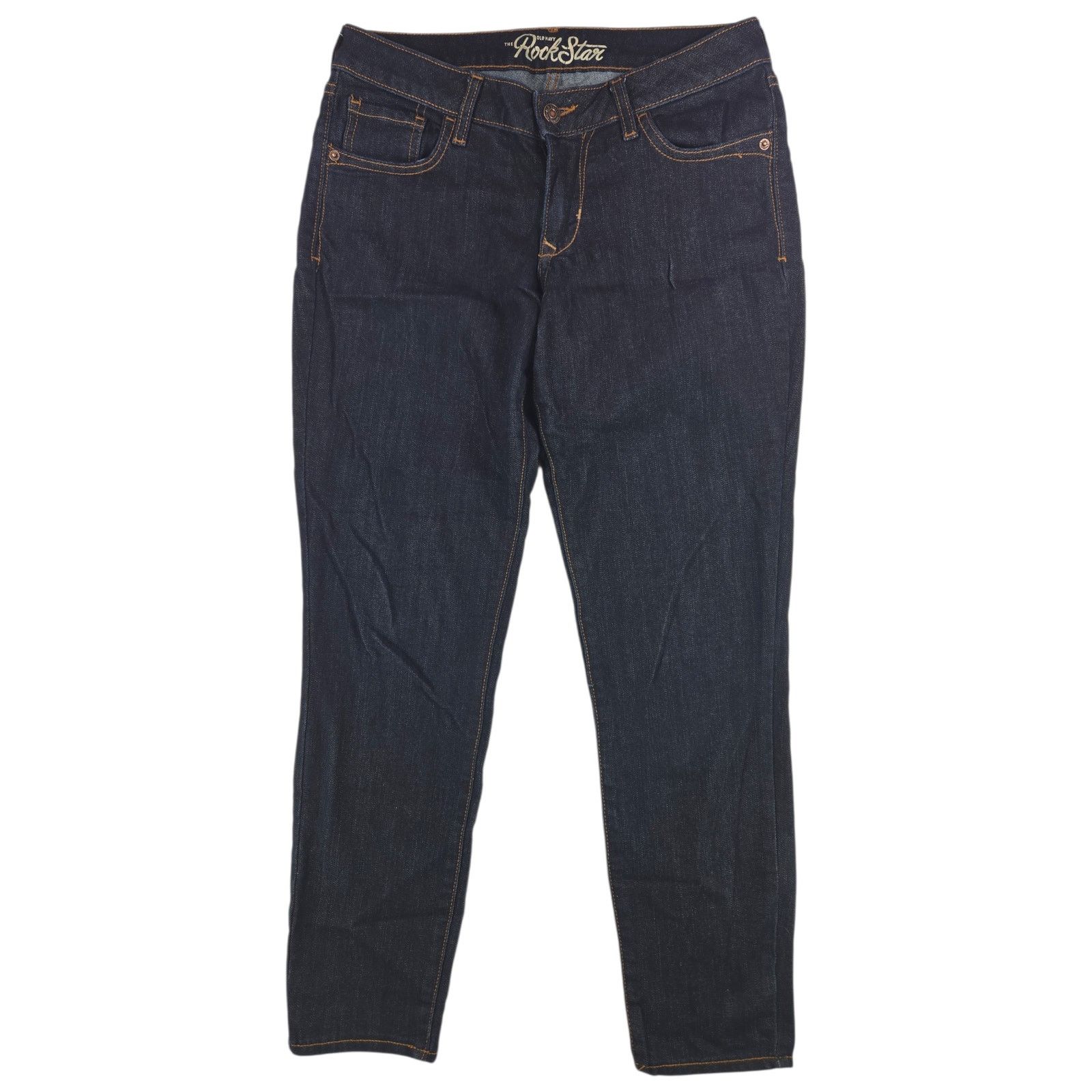 Old Navy Old Navy | RockStar, Dark Wash, Denim Leggings | Size 12 Size 34" / US 12 / IT 48 - 1 Thumbnail
