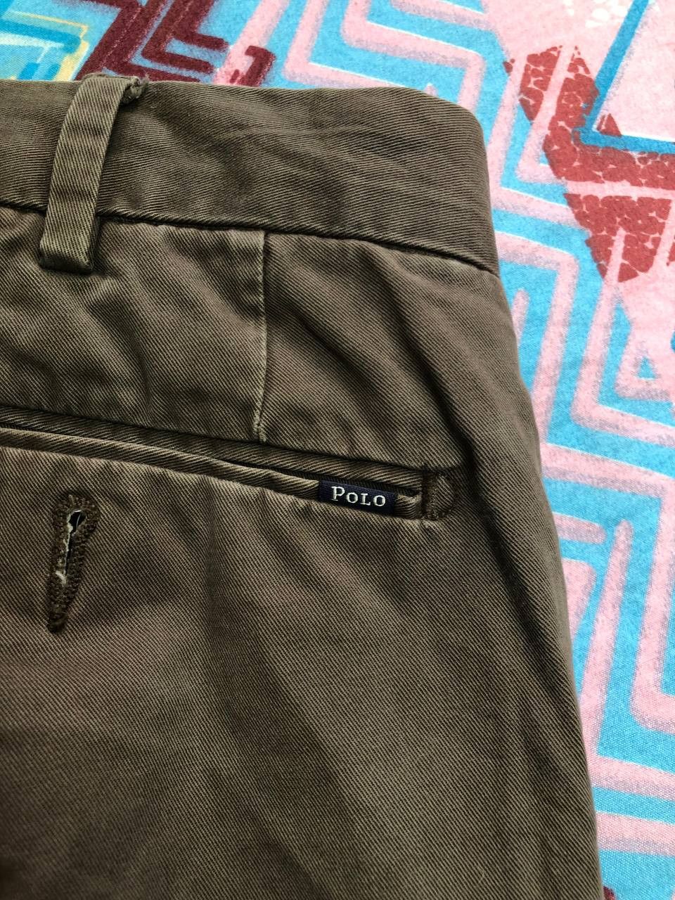 Lauren Ralph Lauren × Polo Ralph Lauren × Vintage POLO RALPH LAUREN SMALL LOGO CASUAL CHINO PANTS Size US 33 - 18 Thumbnail
