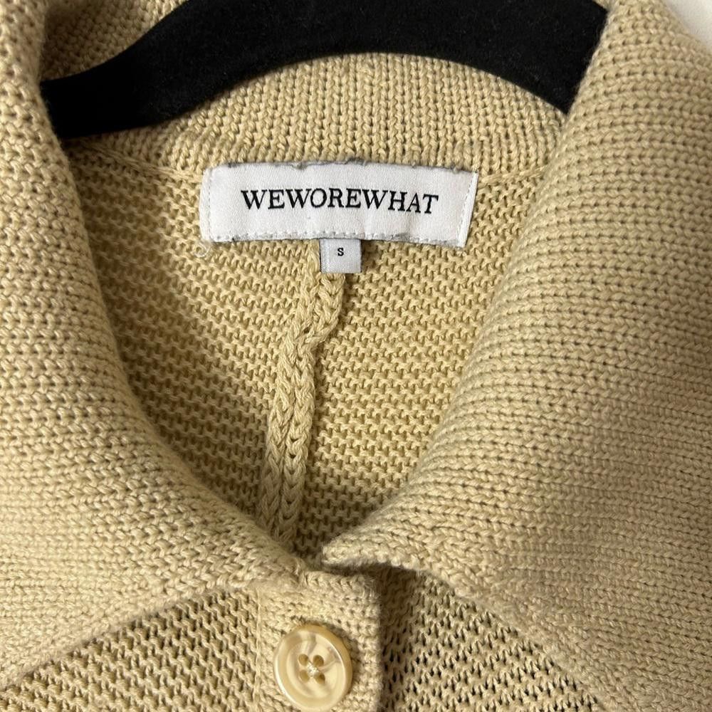 Designer WeWoreWhat l Tan Knit Casual Romper Small Size 28" / US 6 / IT 42 - 9 Thumbnail