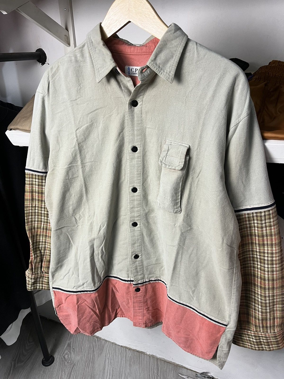 C.P. Company × Vintage Vintage C.P. COMPANY Rare Shirt Size US M / EU 48-50 / 2 - 2 Thumbnail