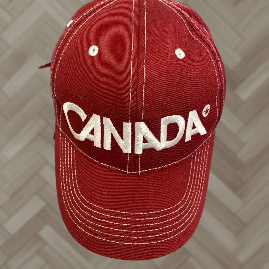 Vintage VINTAGE Hudson's Bay Canada Unisex Baseball Cap Hat Red Adjustable Cotton Summer Spring Fall Size ONE SIZE - 1 Thumbnail
