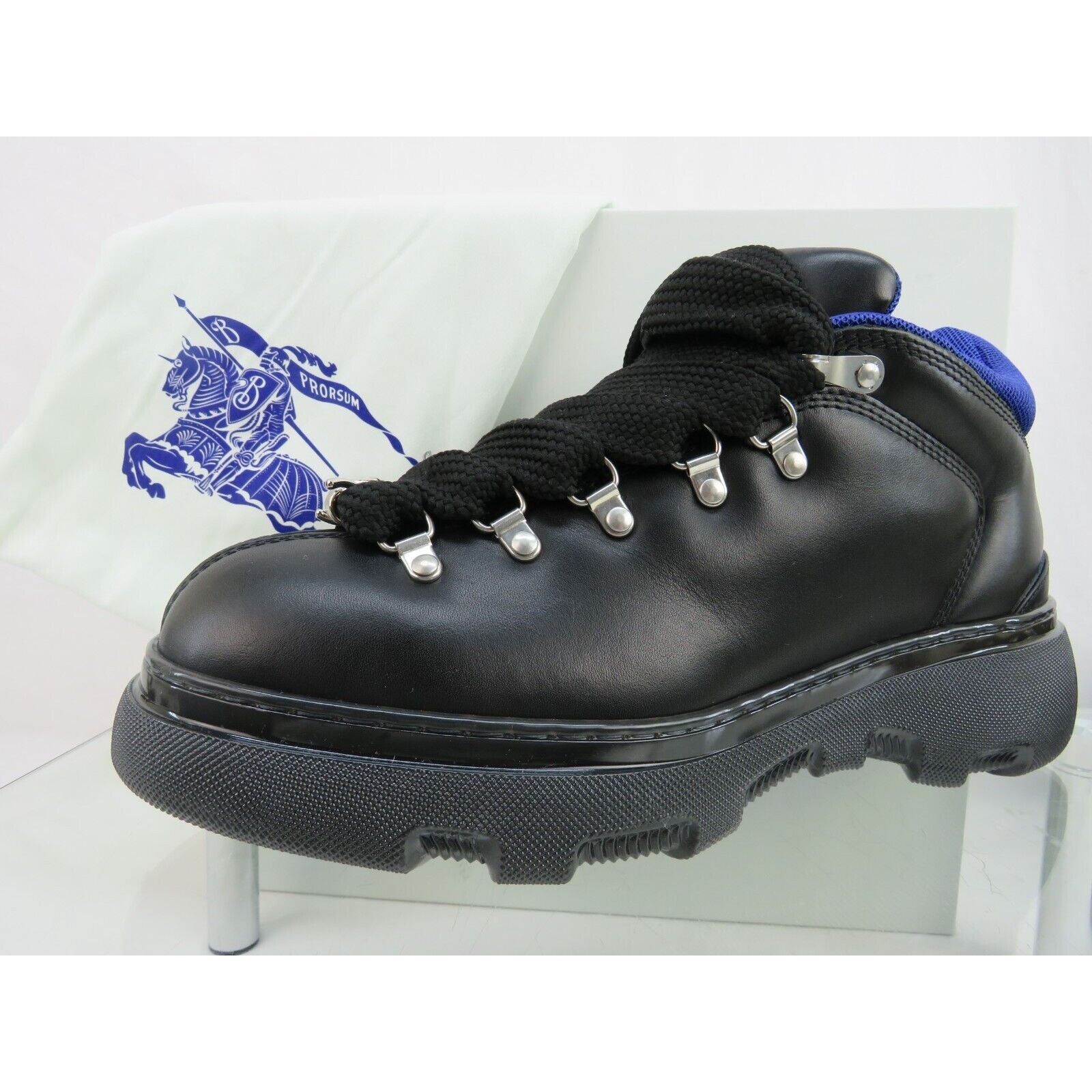 Burberry BURBERRY TREK BLACK LEATHER LACE HIKING BOOTS US 13 46 ITL Size US 13 / EU 46 - 14 Thumbnail