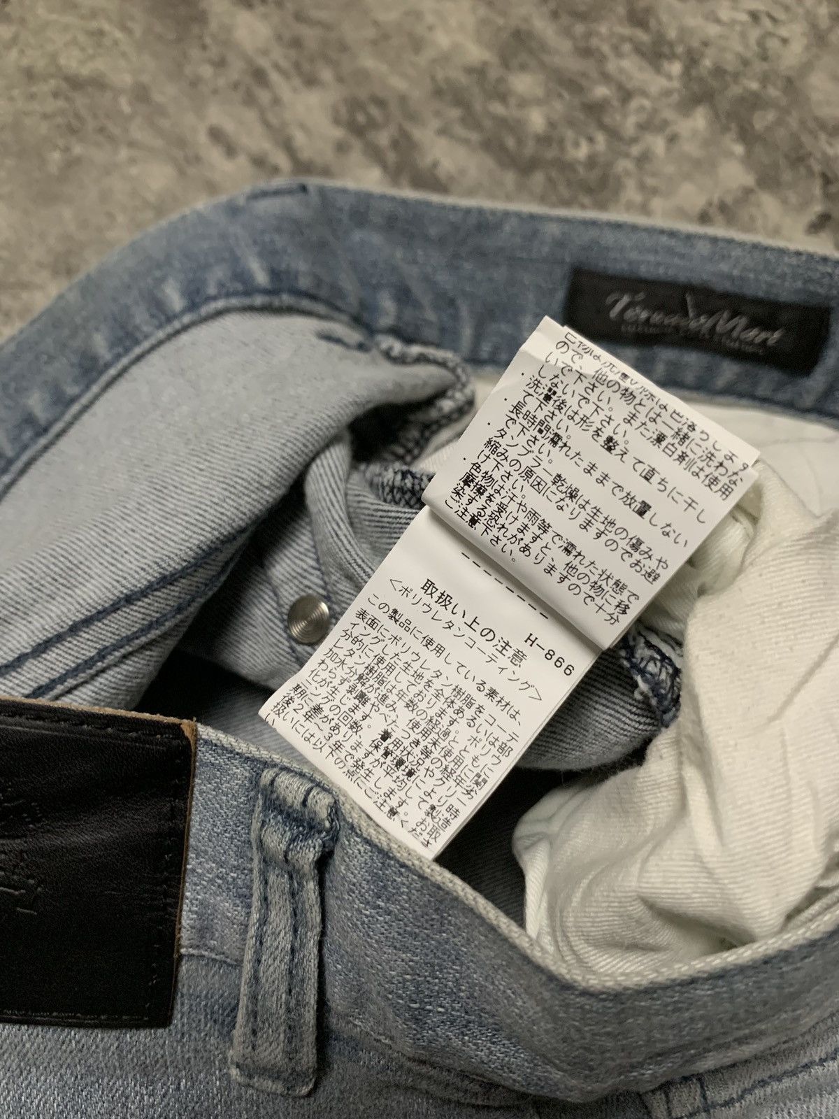 Tornado Mart Tornado Mart Clawmark Wolf Cut Slim Jeans Size US 30 / EU 46 - 12 Thumbnail