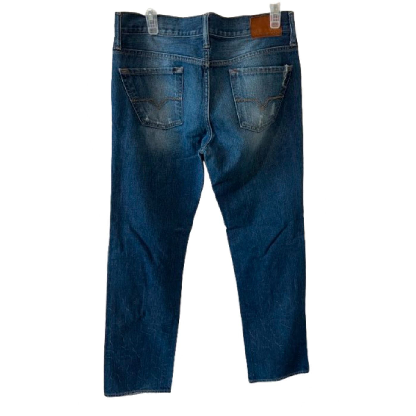 Guess Mens Jeans 31 x 32 Lincoln Slim Straight Leg Faded Whiskered Size US 31 - 10 Thumbnail