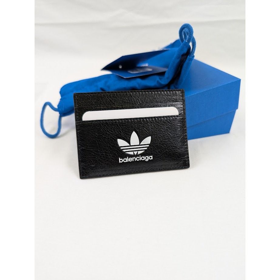 Adidas × Balenciaga o1rshd1 Size: OS / Arena Lamb Card Holder Black/White Size ONE SIZE - 2 Thumbnail