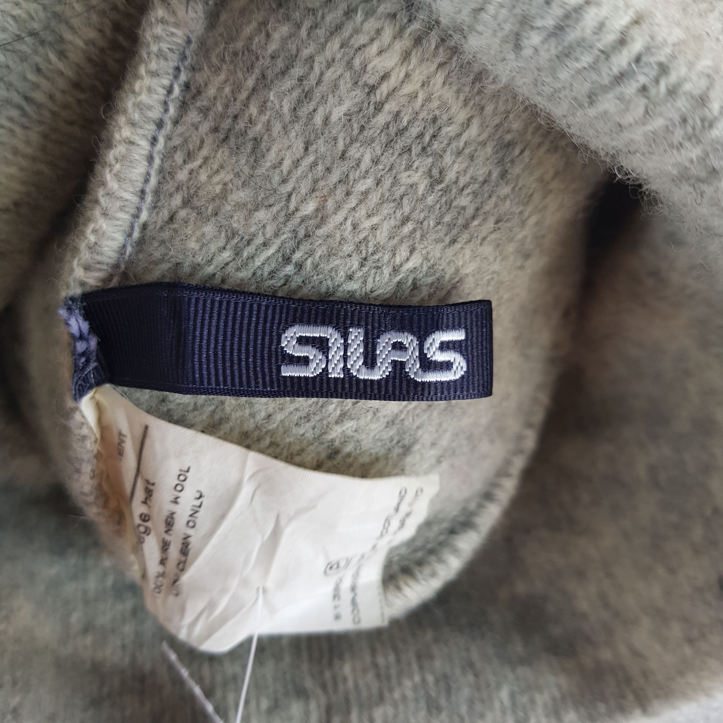 Silas Vintage Silas Beanie Fair Isle Ribbed Knit Snow Caps Hats Size ONE SIZE - 7 Thumbnail