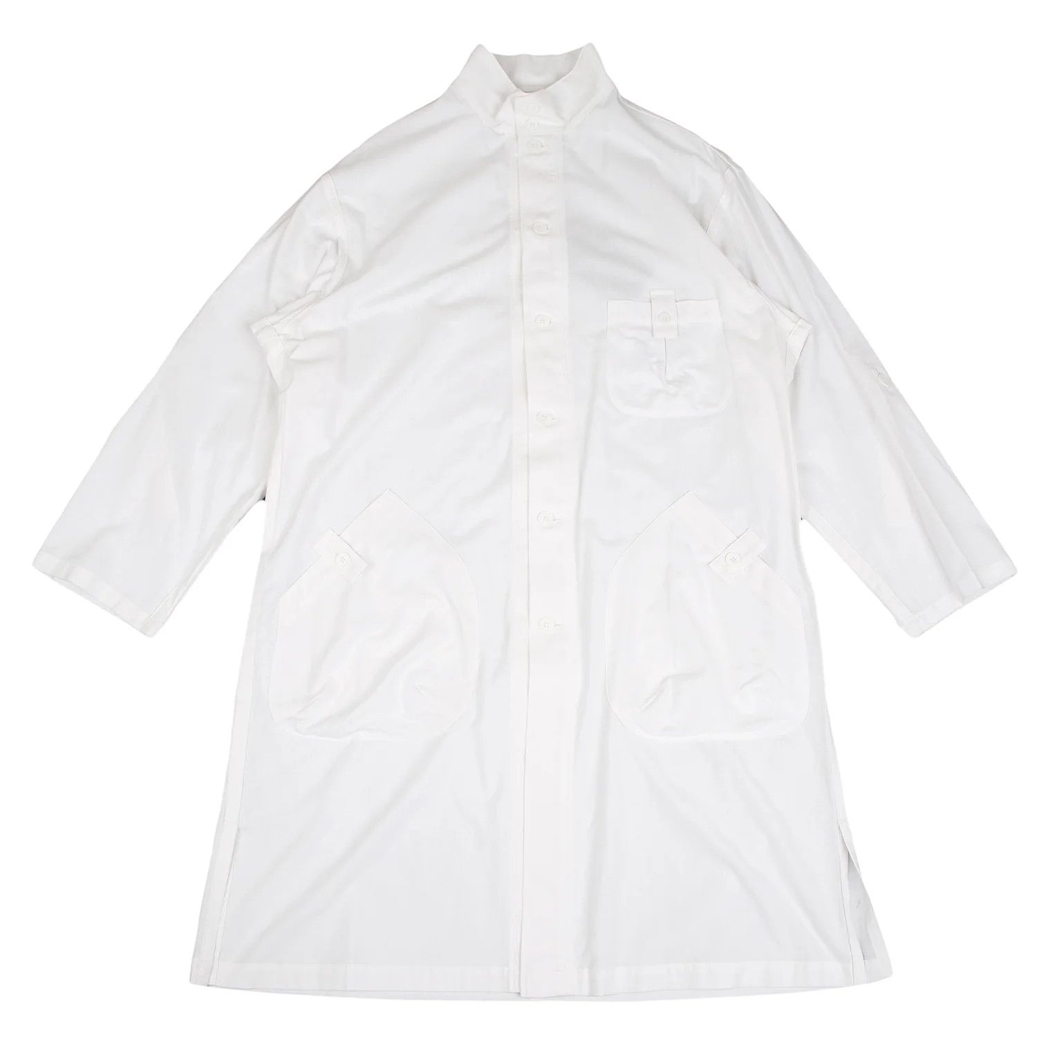Yohji Yamamoto Yohji Yamamoto Cotton Front Margin Shirt Coat Size US L / EU 52-54 / 3 - 1 Thumbnail
