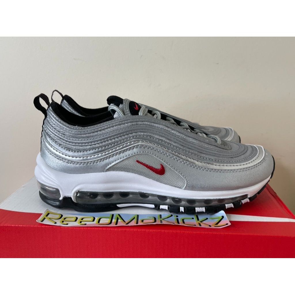 Nike Nike Air Max 97 Silver Bullet 2022 GS 7Y Size US 7 / EU 40 - 3 Thumbnail