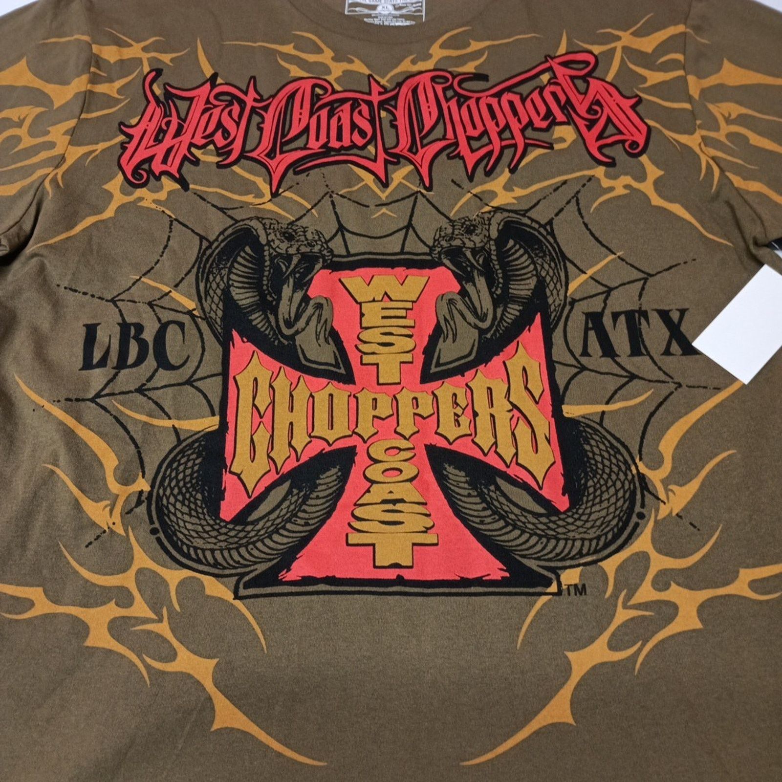 Other West Coast Choppers T-shirt Olive Green Size XL (46-48) NWT Size US XL / EU 56 / 4 - 2 Thumbnail