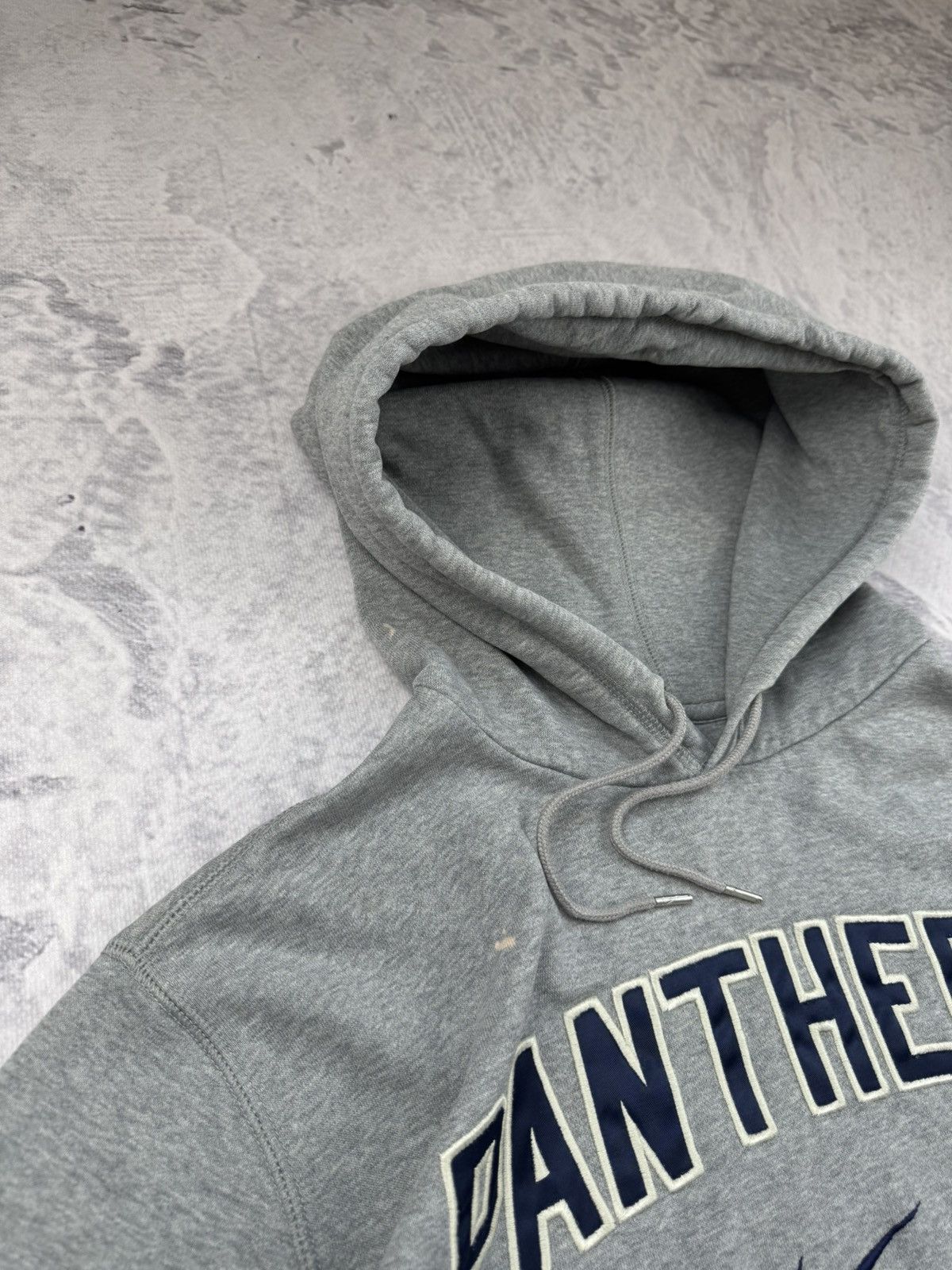 Nike × Vintage NIKE PANTHERS VINTAGE CENTER LOGO OVERSIZE BOXY HOODIE Size US XL / EU 56 / 4 - 5 Thumbnail