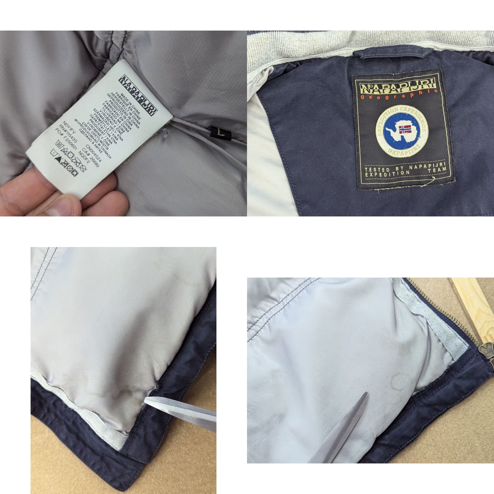 Napapijri Napapijri Vest Mens Size L Blue Duck Down Full Zip Puffer Jacket Large Casual Clothing Gilet Size US L / EU 52-54 / 3 - 9 Thumbnail
