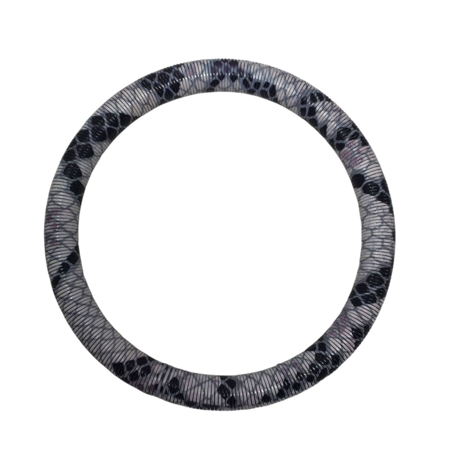 Other Snakeskin Patterned Stretchy Bangle Bracelets - Set of (3) Size ONE SIZE - 4 Thumbnail