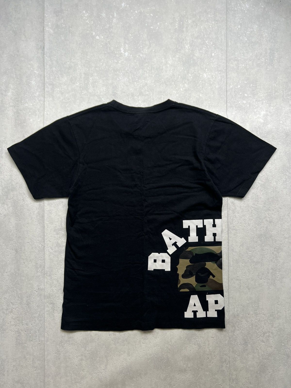 Bape A BATHING APE CAMO HEAD SIDE LOGO TEE Size US S / EU 44-46 / 1 - 1 Thumbnail