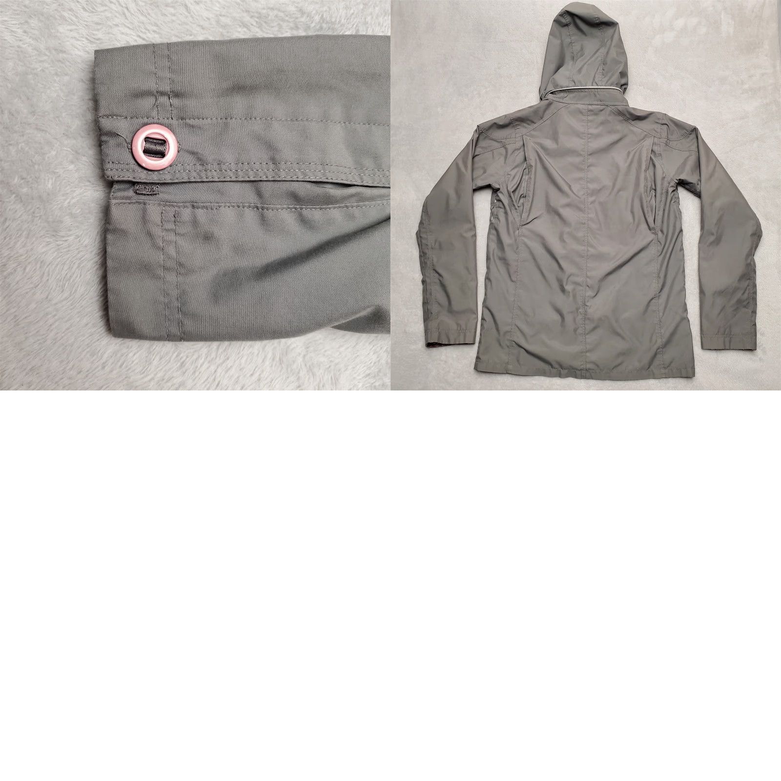 686 686 Jacket Women M Full Zip Hood Military Field Snap Pockets Gray Size M / US 6-8 / IT 42-44 - 8 Thumbnail