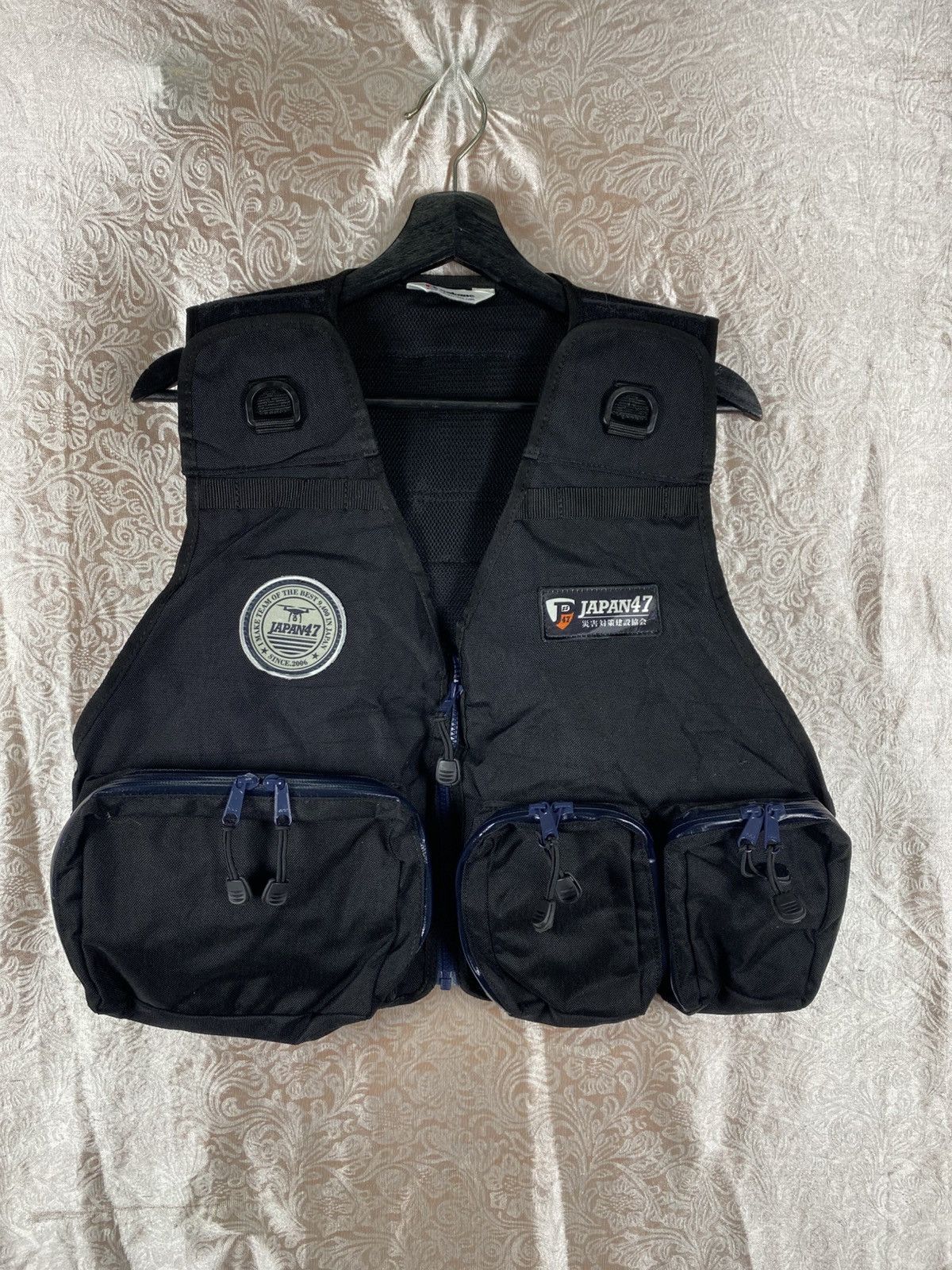 Japanese Brand Vintage Japan47 Tactical Utility Vest Nakane Multi Pocket Size US M / EU 48-50 / 2 - 3 Thumbnail