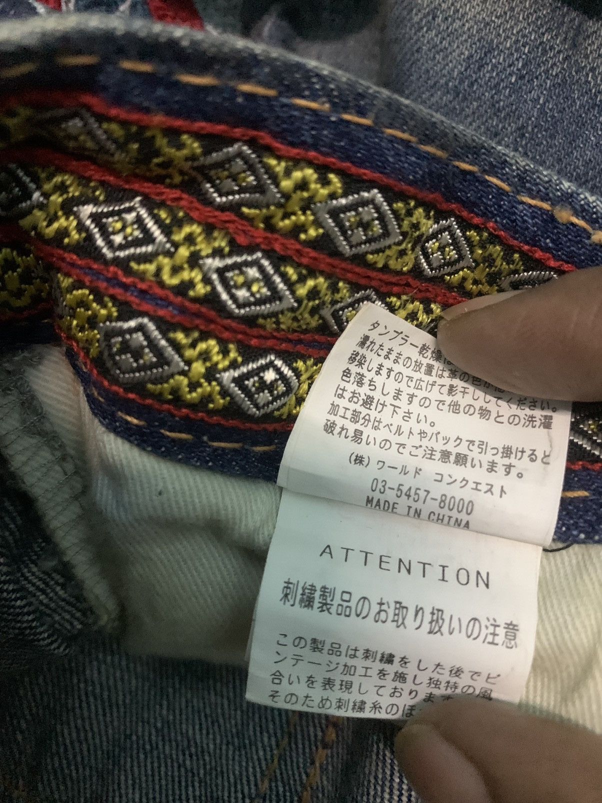Japanese Brand Japanese Brand Buzz Spunky Blue Denim Size US 30 / EU 46 - 9 Thumbnail