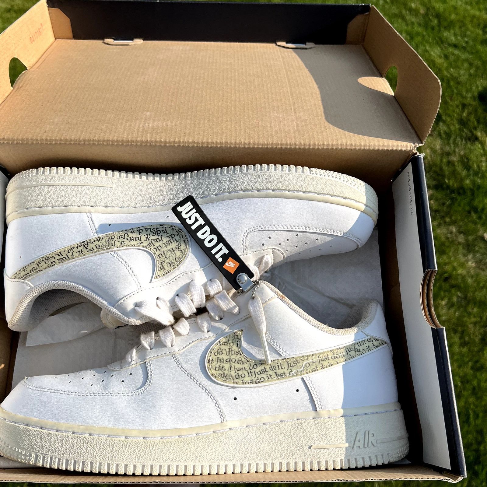 Nike Nike Air Force 1 07LV8 Just Do It - Size 11 - Ships Now Size US 11 / EU 44 - 8 Thumbnail