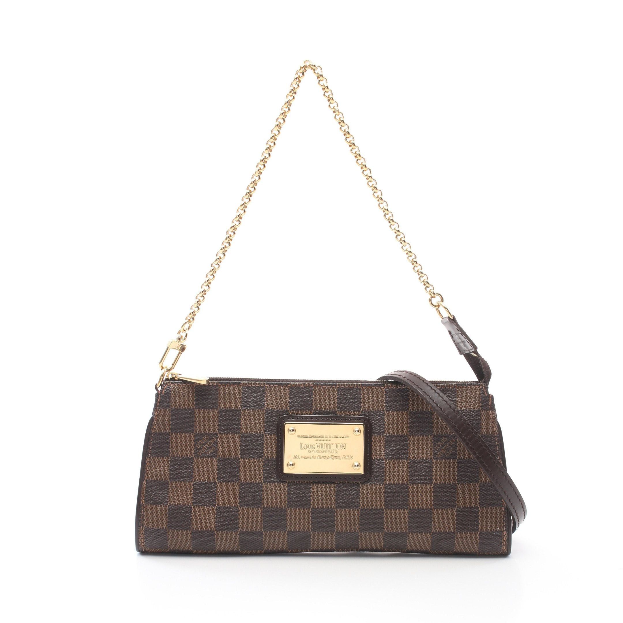 Louis Vuitton Louis Vuitton Sophie Damier Ebene Chain Handbag Leather Brown Size ONE SIZE - 1 Thumbnail