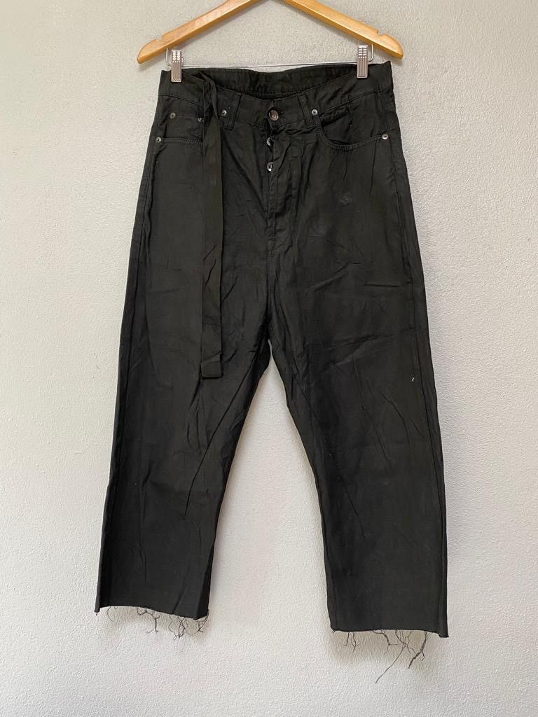 Rick Owens × Rick Owens Drkshdw Rick Owens coated crop pants Size US 29 - 1 Thumbnail