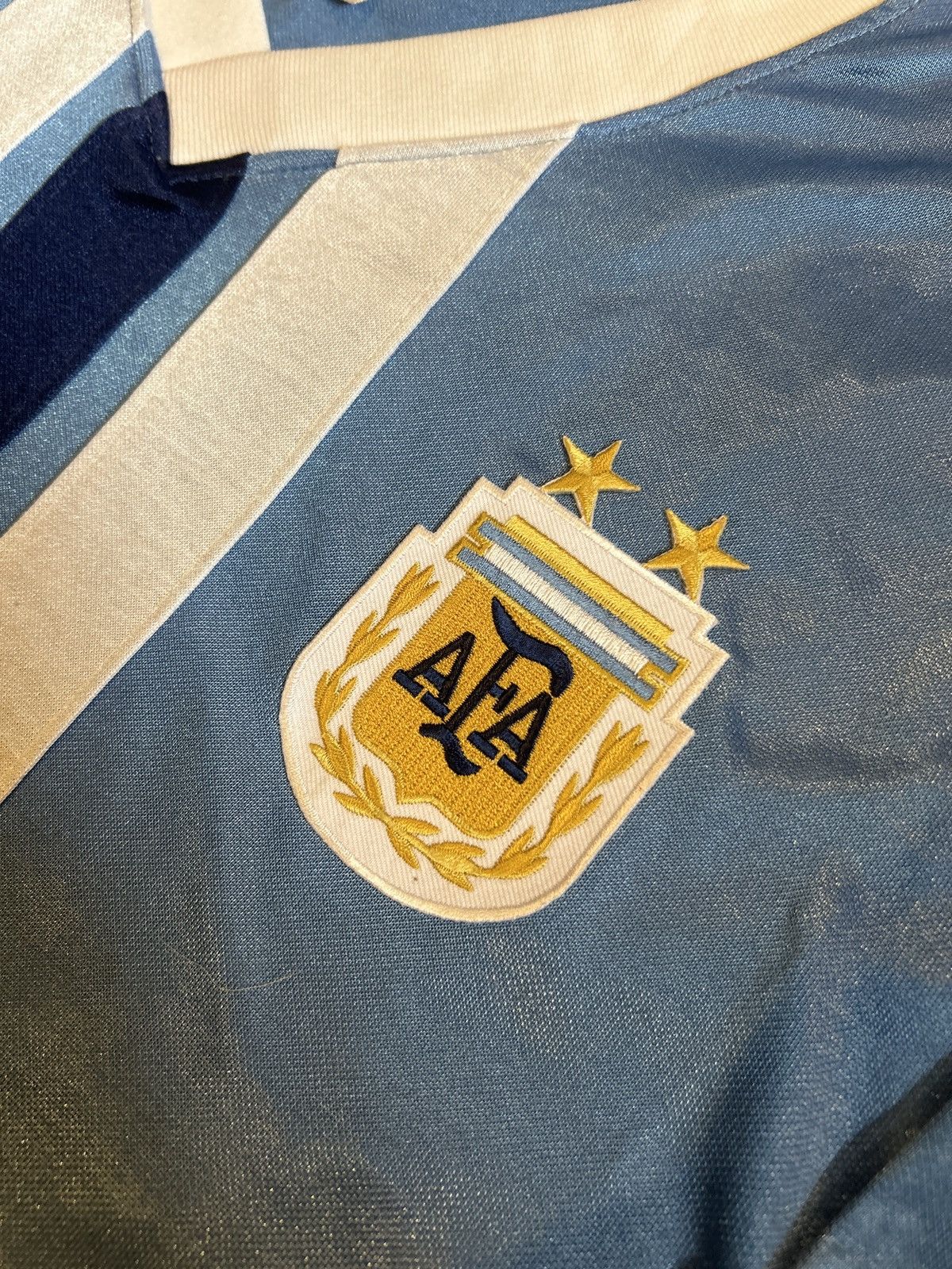 Adidas Argentina Batistuta Adidas Template Shirt Size US L / EU 52-54 / 3 - 6 Thumbnail