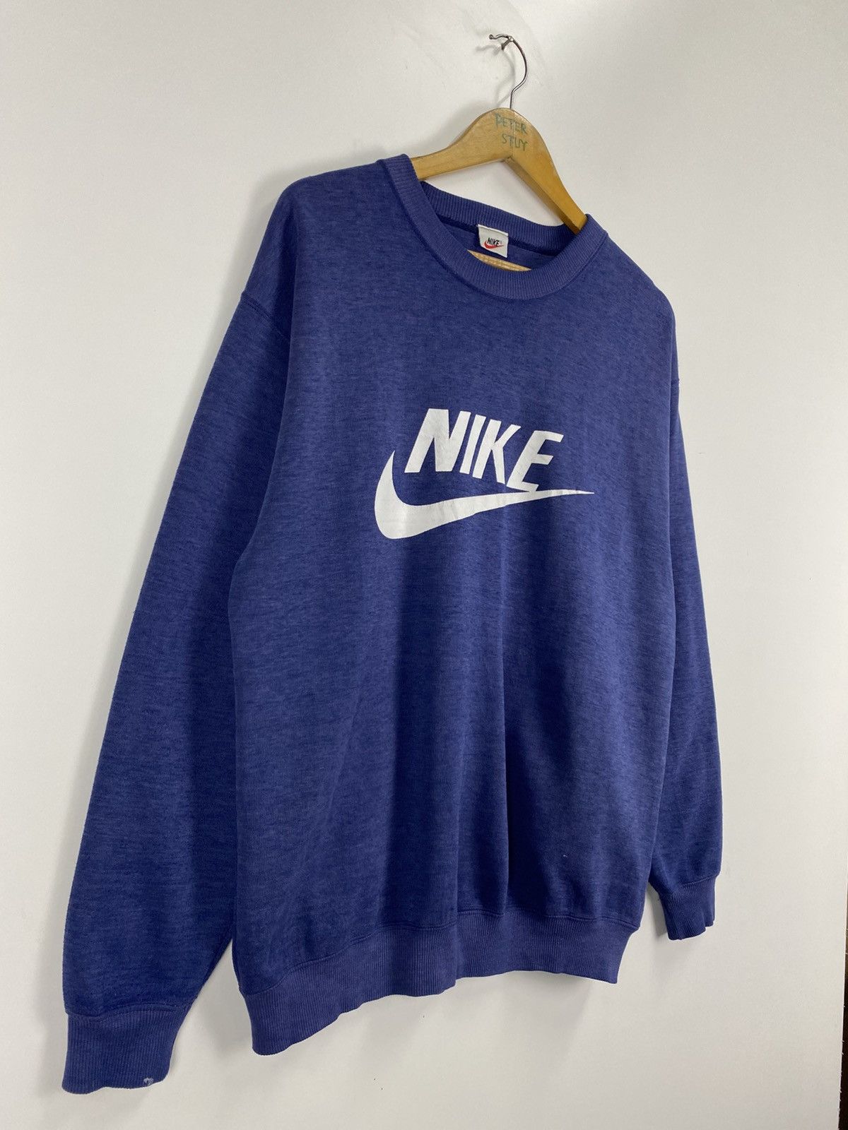 Nike × Vintage Vintage Nike Swoosh Sweatshirt Size US L / EU 52-54 / 3 - 5 Thumbnail