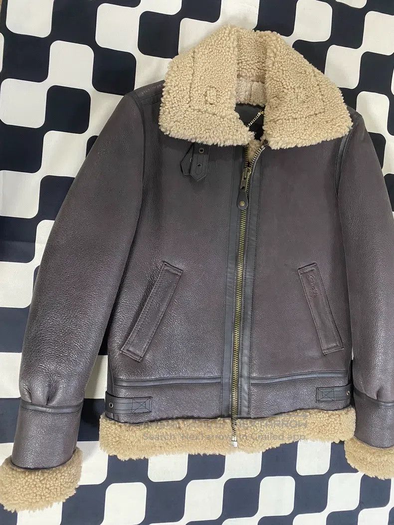 Schott Schott NYC Men's Leather Jacket B3 Bomber Jacket Size US S / EU 44-46 / 1 - 4 Thumbnail