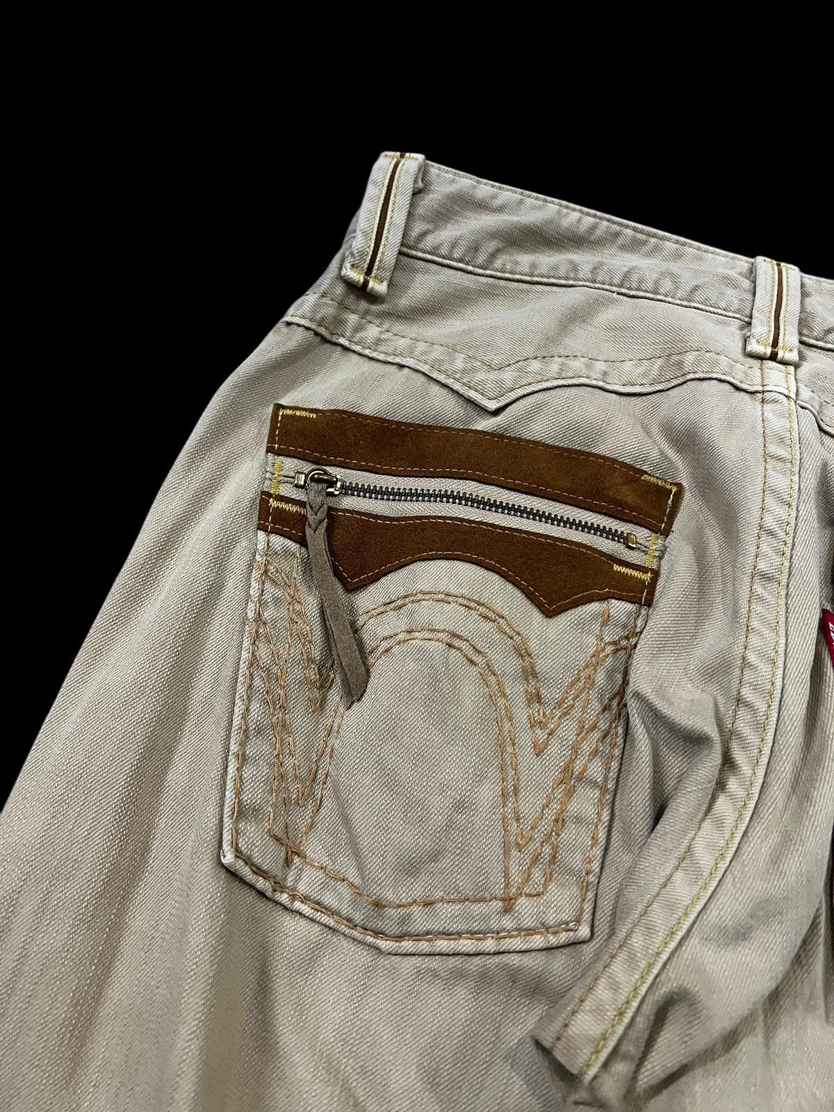 Edwin × If Six Was Nine × Seditionaries FLARE EDWIN EXCLUSIVE VINTAGE BUFFALO HEAD RARE JEANS Size US 31 - 7 Thumbnail