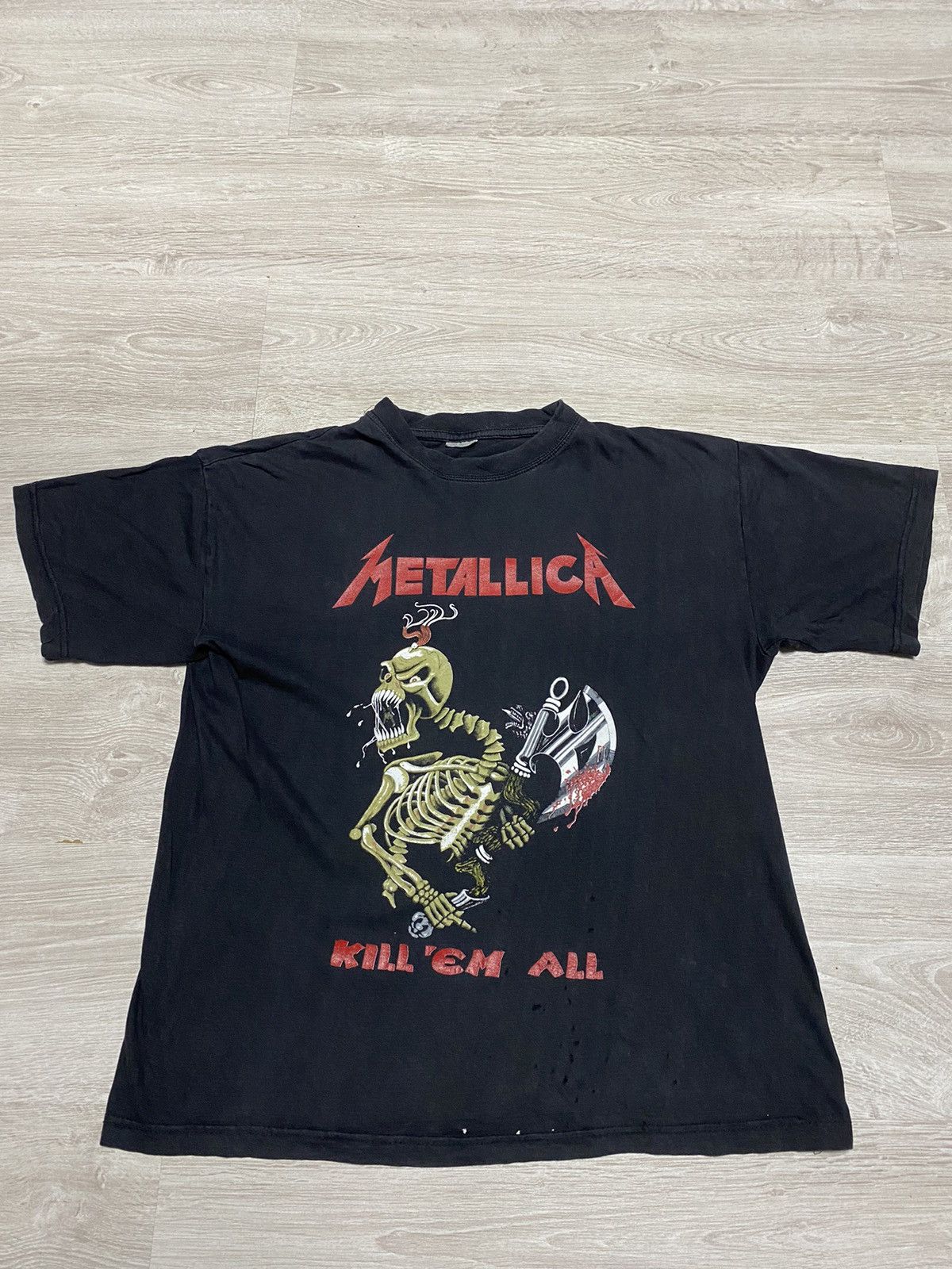 Metallica Vintage Metallica Kill EM All 1995 Rock Tee Skull Size US M / EU 48-50 / 2 - 1 Thumbnail