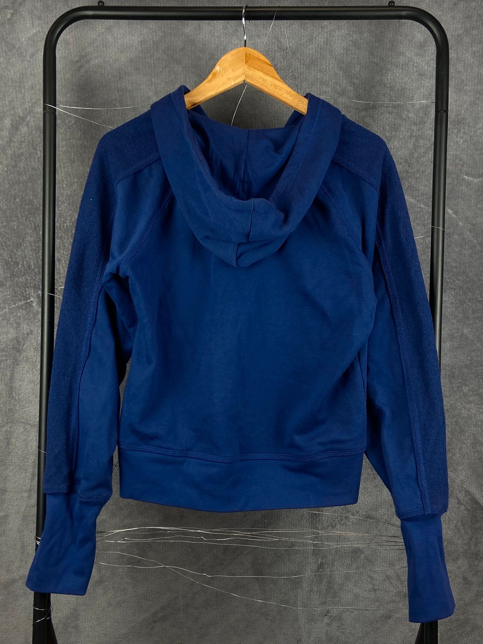 No Fear No Fear Women’s Zip Hoodie – Wing Logo, Blue, L Size S / US 4 / IT 40 - 4 Thumbnail