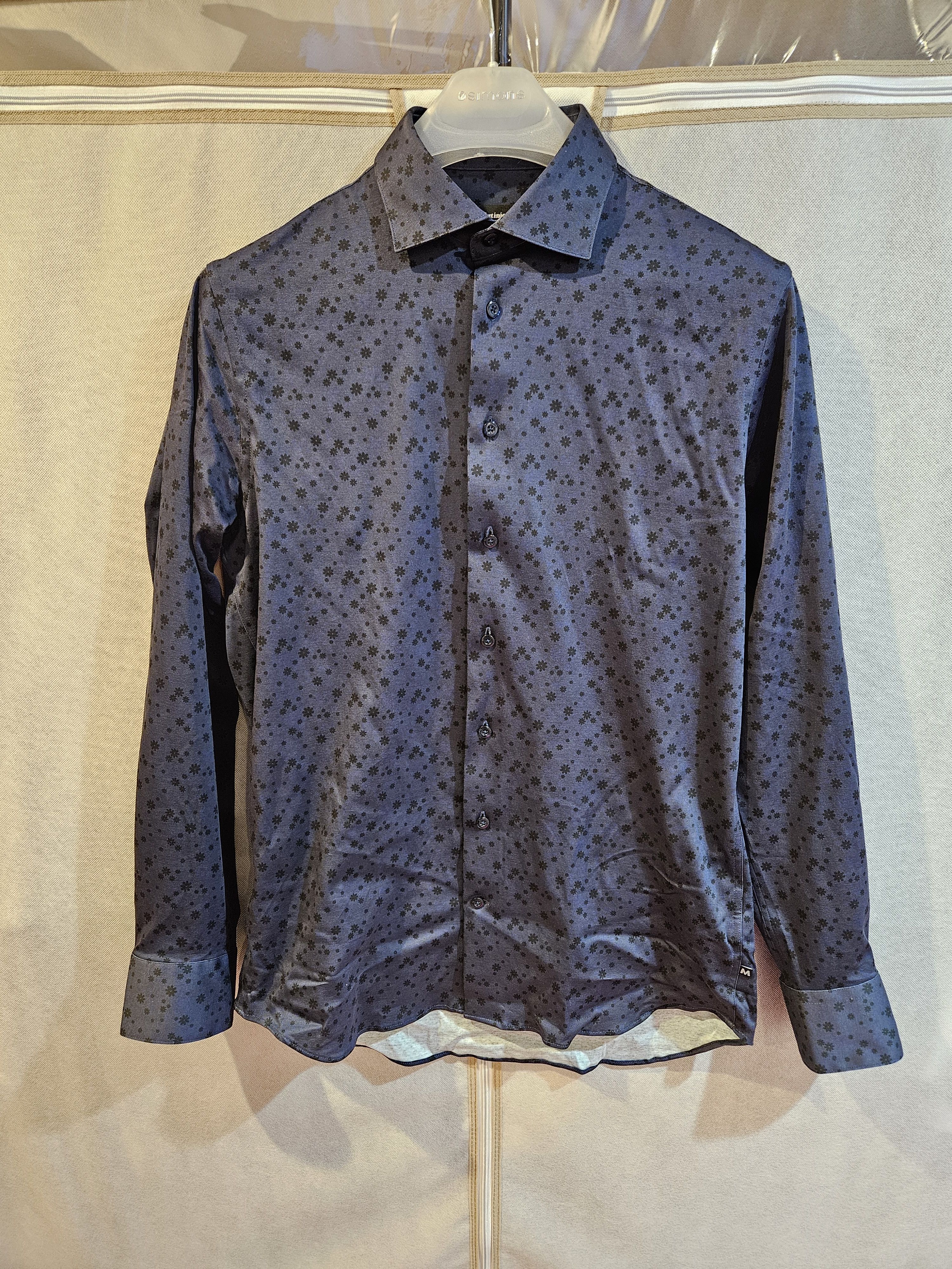 Matinique Flower Print Cotton Shirt Size US M / EU 48-50 / 2 - 2 Thumbnail