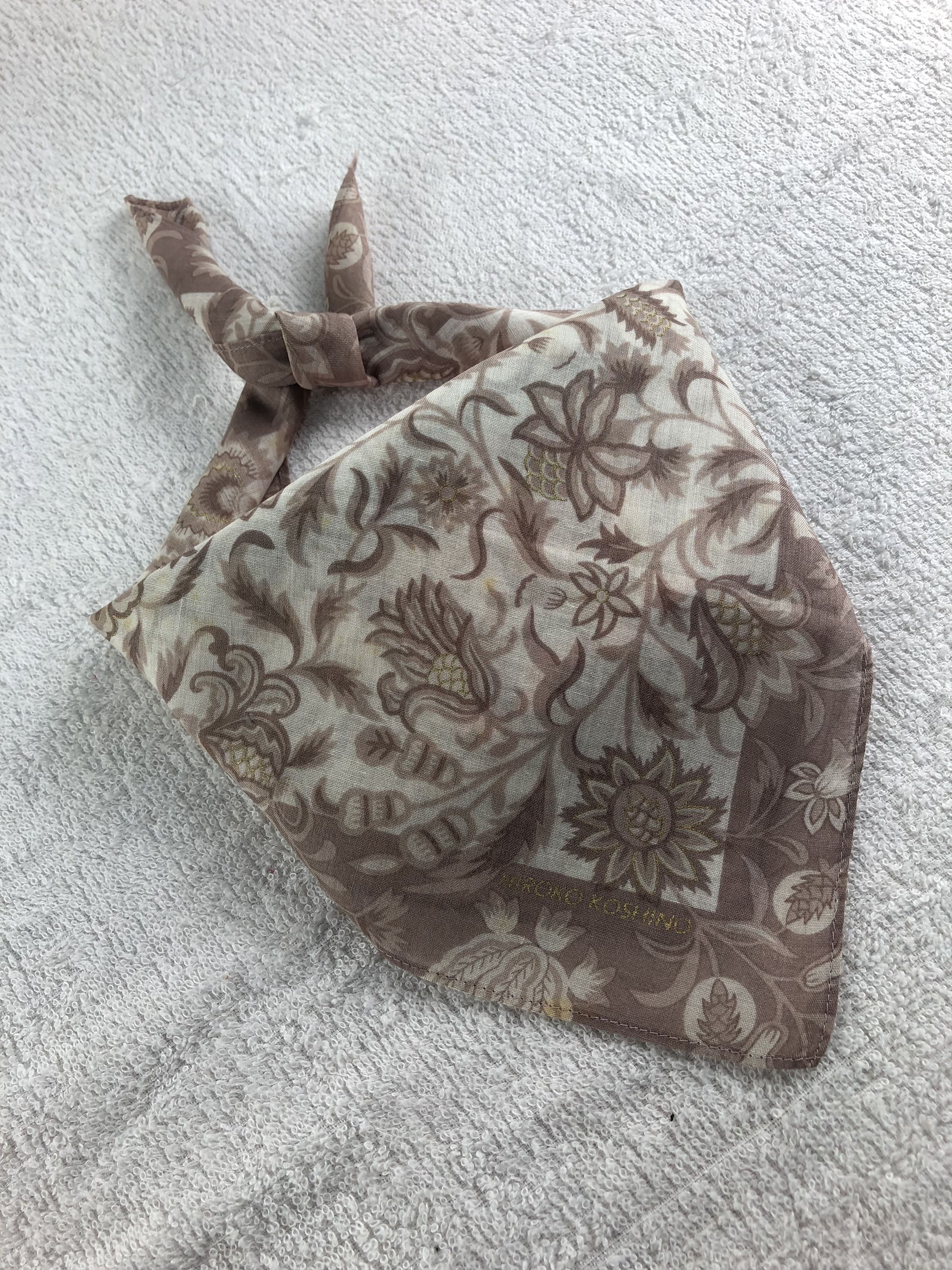 Hiroko Koshino Homme Hiroko Koshino Handkerchief / Bandana / Neckerchief C204 Size ONE SIZE - 2 Thumbnail
