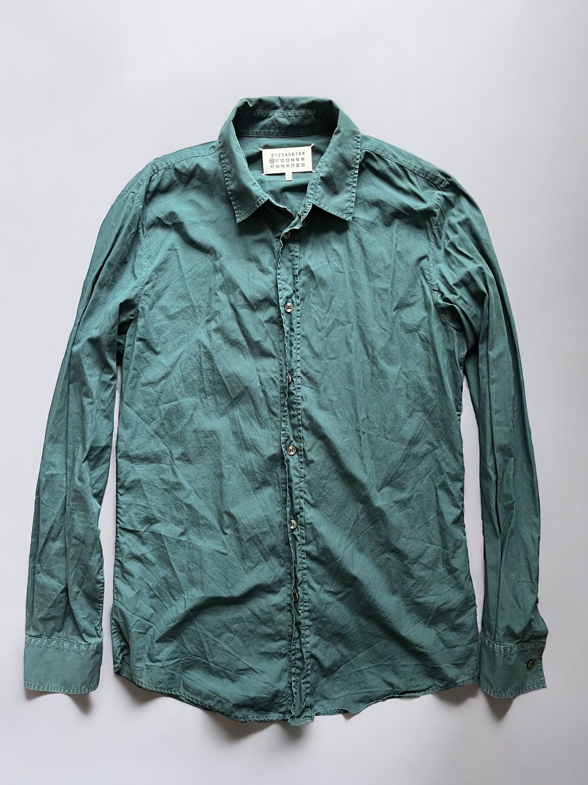 Maison Margiela Margiela SS14 green forest shirt Size US M / EU 48-50 / 2 - 1 Thumbnail