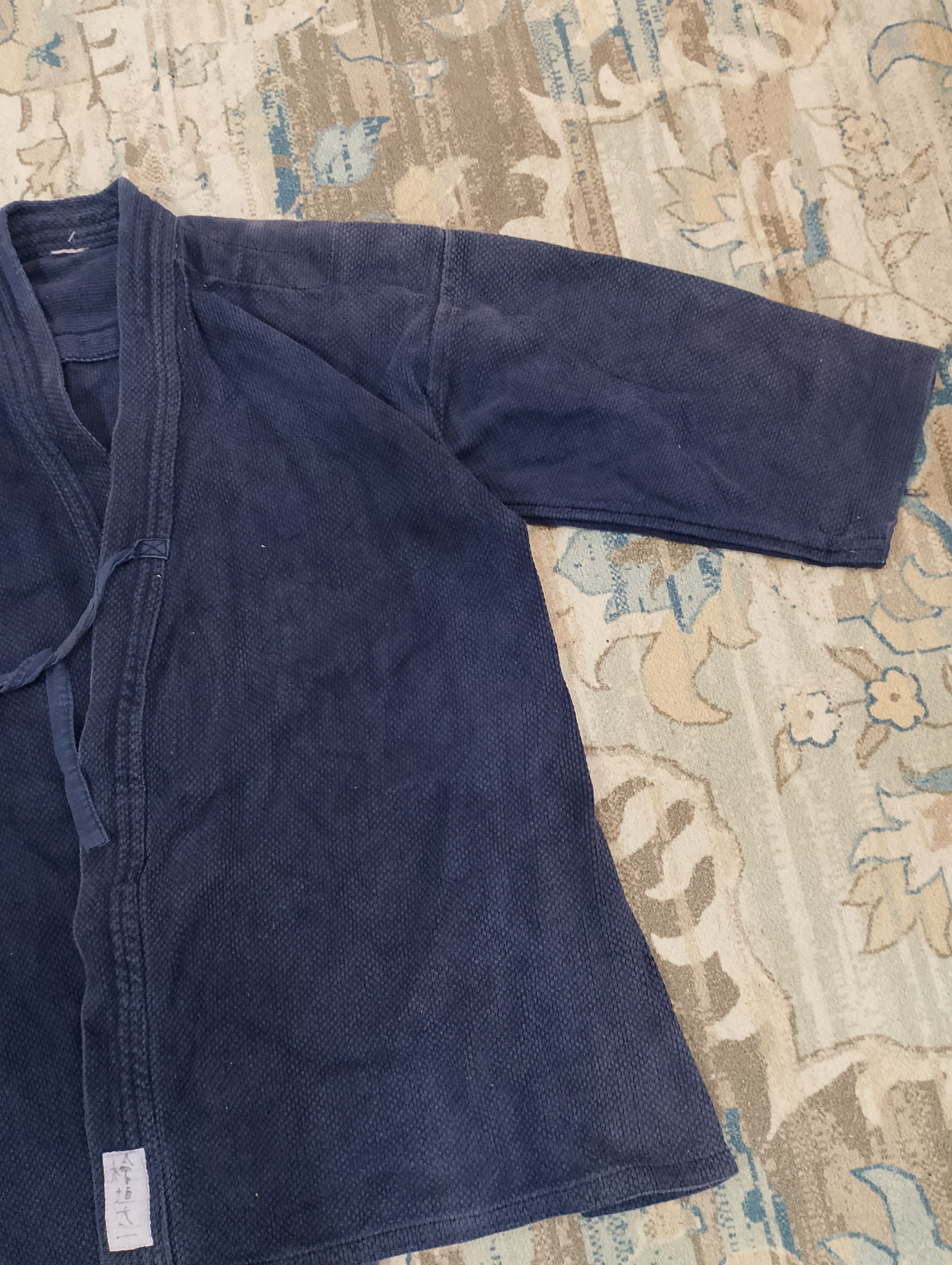 Indigo × Vintage Vintage Kendo Sashiko Indigo Jacket Size US L / EU 52-54 / 3 - 3 Thumbnail