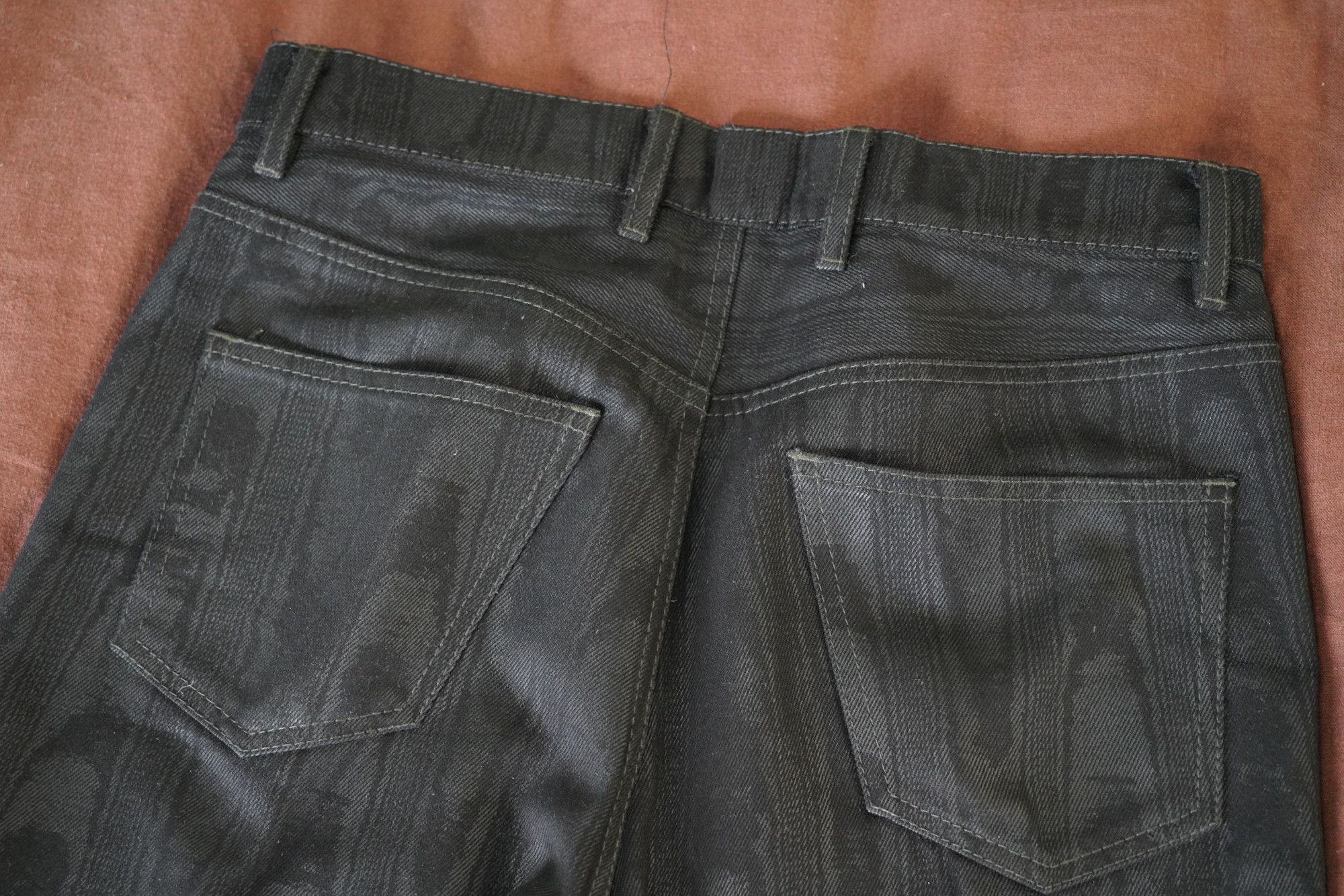 Linder Wood Grain Black Denim Pants Size US 31 - 5 Thumbnail