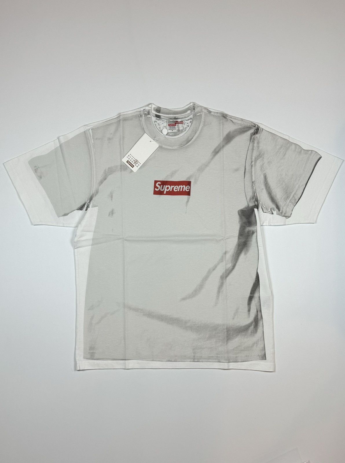 Supreme Supreme x Maison Margiela MM6 Box Logo Tee - Small | Grailed