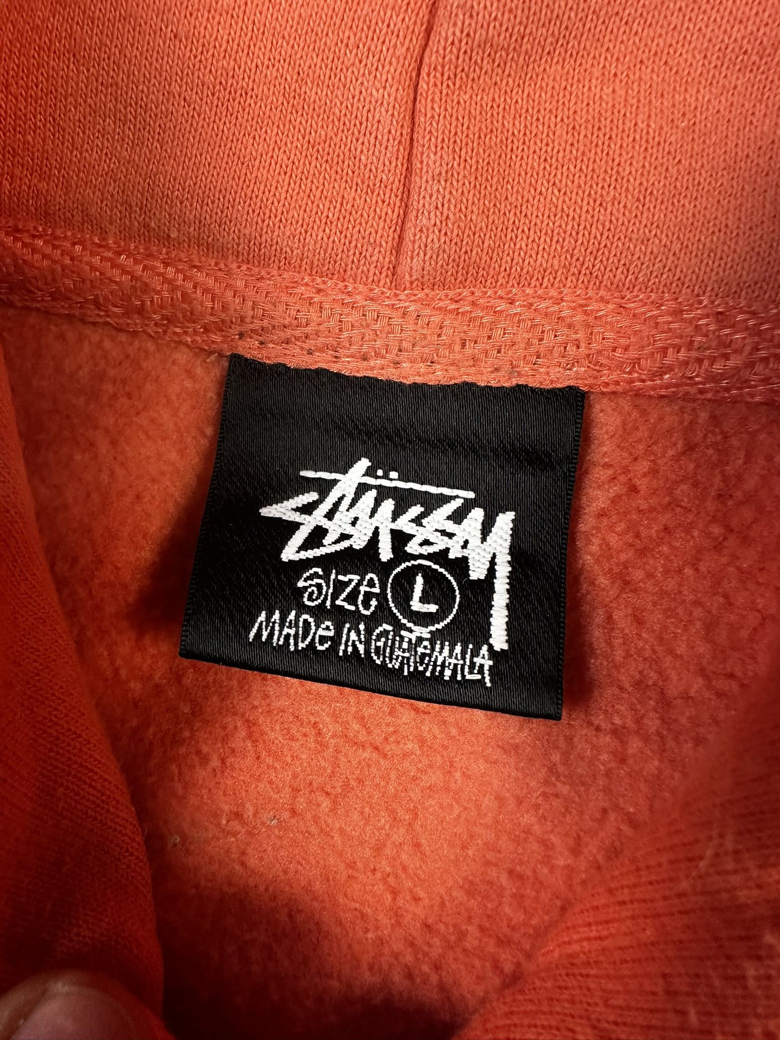 Stussy Vintage Y2k Stussy Spellout Logo Boxy Hoodie Size US L / EU 52-54 / 3 - 7 Thumbnail
