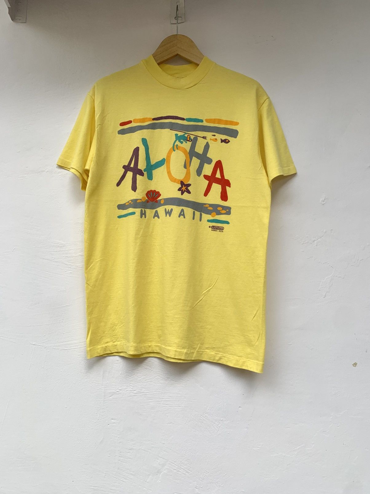 Hanes Vintage Hanes Aloha Hawaii T-shirt Size US M / EU 48-50 / 2 - 1 Thumbnail