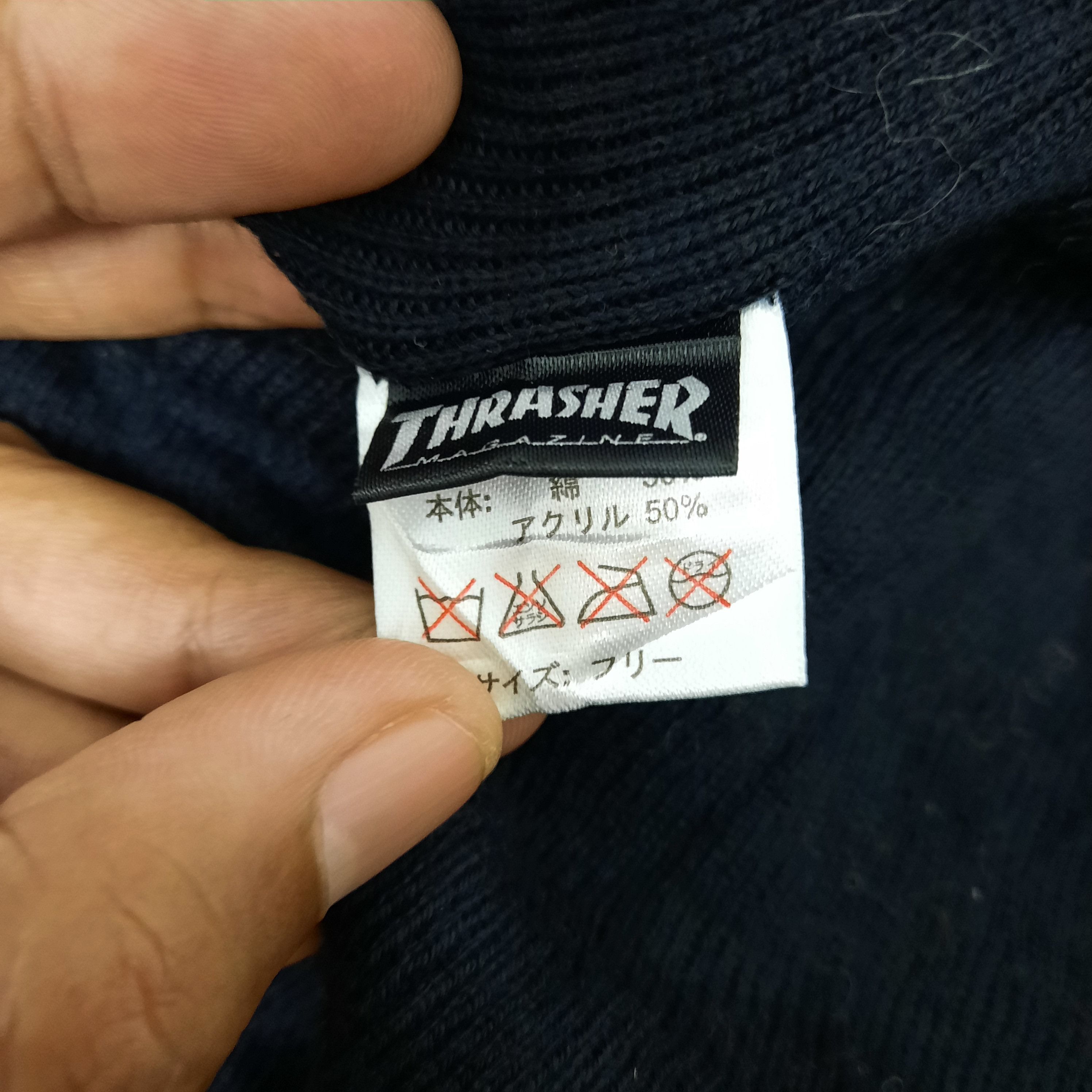 Thrasher ☠️ Thrasher magazine skateboard neo color beanie hat Size ONE SIZE - 3 Thumbnail