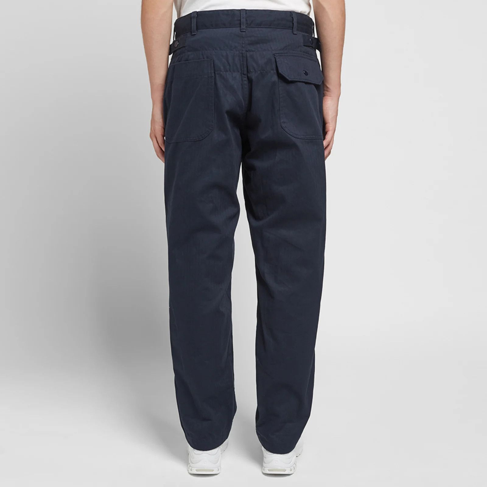 Engineered Garments [S] Herringbone Cotton Ground Pant in Dark Navy (FW19) Size US 32 / EU 48 - 14 Thumbnail