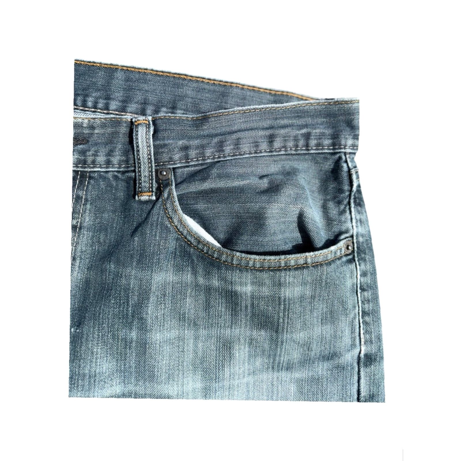 Levi's VINTAGE Levi's 505 Jeans Distressed Grunge Denim Men 36x32 Blue Straight 32in Inseam Mens Size US 36 / EU 52 - 7 Thumbnail