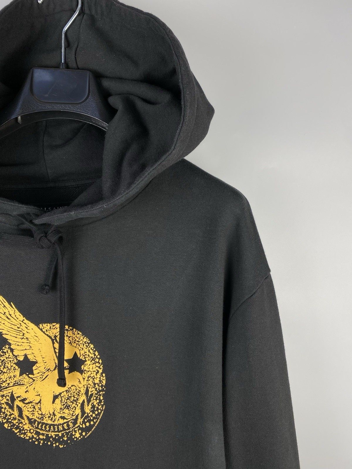 Allsaints Allsaints Black Acid Eagle Oth Printed Hoodie Size US XXL / EU 58 / 5 - 6 Thumbnail