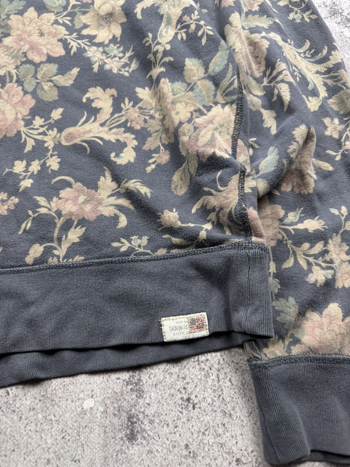 Denim & Supply Ralph Lauren DENIM & SUPPLY RALPH LAUREN Y2K Floral Pullover Sweatshirt Size US XL / EU 56 / 4 - 4 Thumbnail