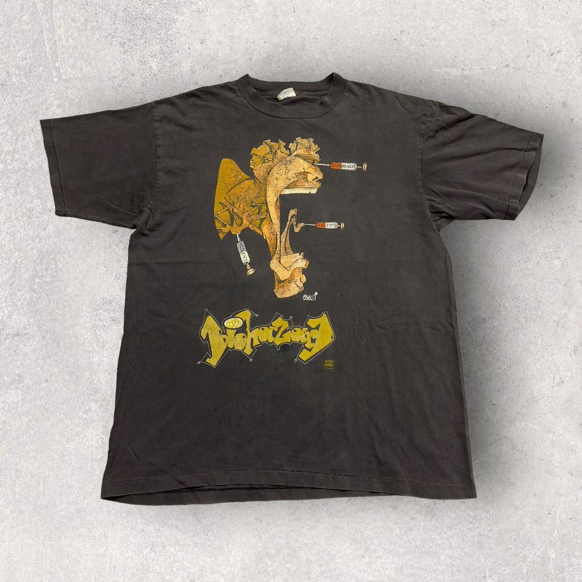 image of Band Tees x Vintage Biohazard Tee in Black, Men's (Size XL)