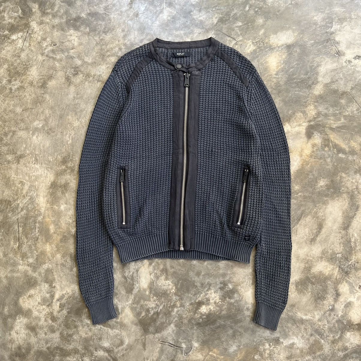 Replay Replay Rick Owen Style Zip Knitwear jacket Size US L / EU 52-54 / 3 - 1 Thumbnail