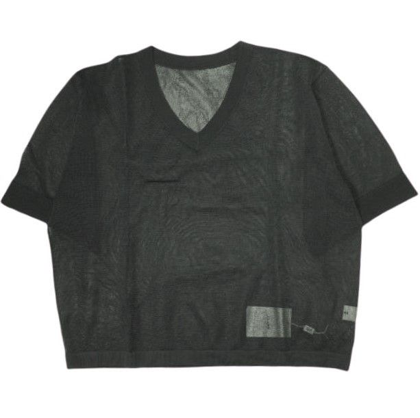 Other Other CLANE SHEER V NECK KNIT TOPS Knit Top Others Tops 16106-2152 DUTY FREE for USA Size ONE SIZE - 1 Thumbnail