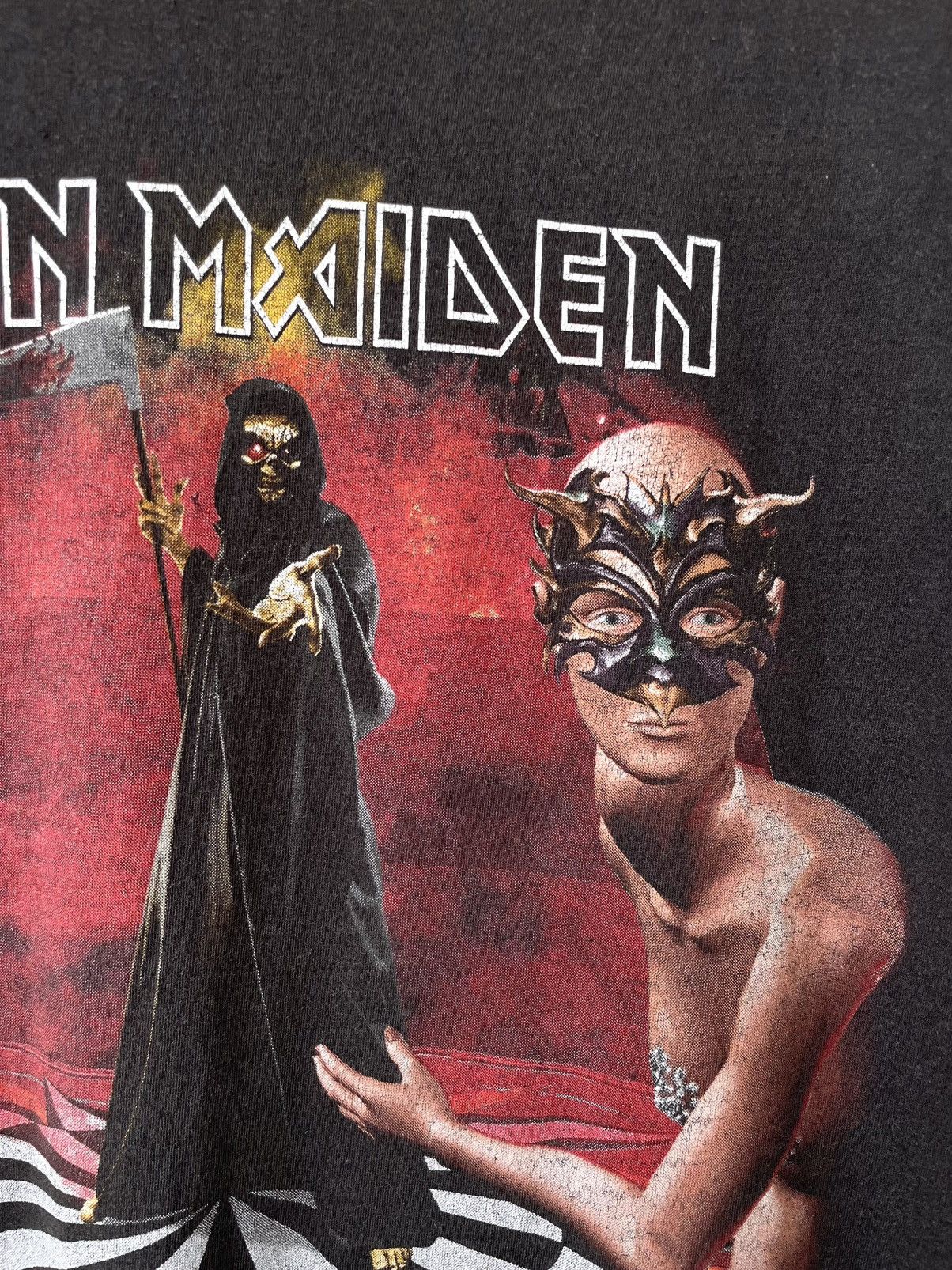 Band Tees Vintage 2003 Iron Maiden Dance Of Death World Tour T-Shirt Size US L / EU 52-54 / 3 - 5 Thumbnail